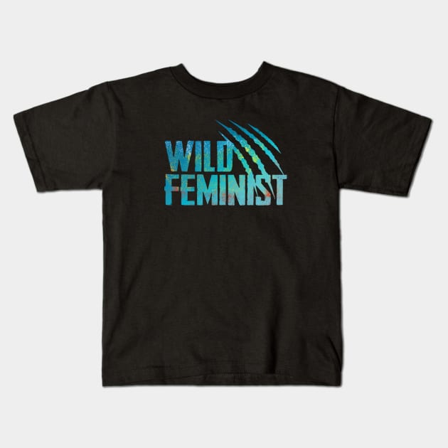 Wild Feminist Kids T-Shirt by Finito_Briganti